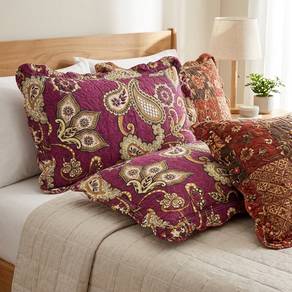 Sarung Bantal Patchwork Zip