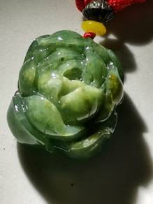Loket Bunga Giok Jadeite Myanmar