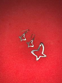 Silver Earrings.Pendant-Vintage