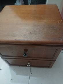 2 tier solid wood drawers