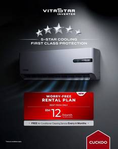 CUCKOO VITA 5TAR Inverter Air Conditioner 🌬️❄️
