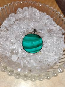 Rare Green Malachite Natural Gemstone Necklace