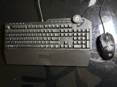 todak mahawangsa rgb gaming keyboard + mouse