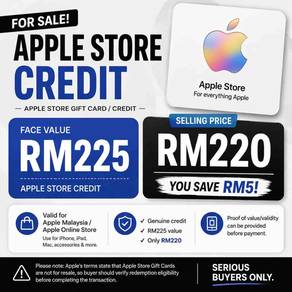 Apple Store Credit RM225 