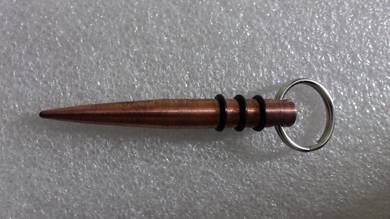 Solid Copper Marlin Spike with O Rings