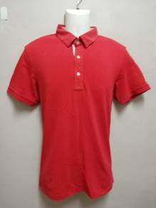 T-Shirt Collar Plain UNIQLO Size L Like New