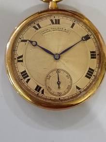 Vintage Rare Patek Philippe 18k Pocket Watch Swiss