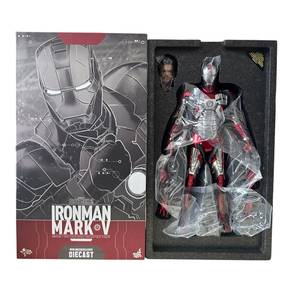 Hot Toys Iron Man Mark V Diecast Full Set BIB