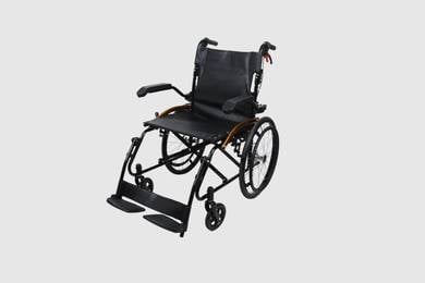 Lightweight Steel Flip Up Armrest Wheelchair