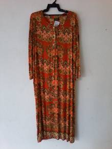 pyjamas maxi lengan panjang
