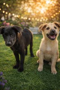 2 female puppy in klang for free adoption 