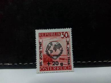1946 Austria Stamp, overprint