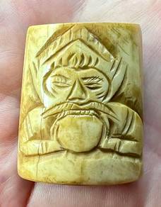 Thai Amulet Carved Rahu 2 Sided Phra Rahu amulet