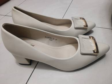 Cream French High Heels Size 37