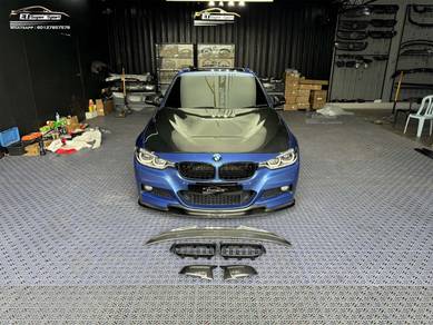 BMW F30 Spoiler Grill Side Mirror Carbon Front Lip