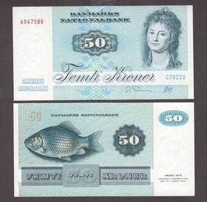 Denmark 50 Kroner 1992 - Pick P50d  ef