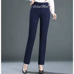 Women Dark Blue Office Pants