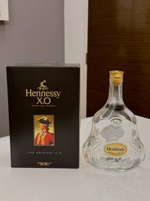 Hennessy X.O empty bottle with box