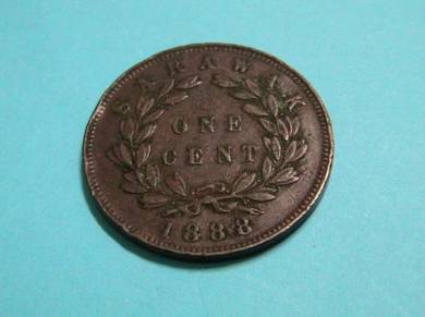 One Cent C. Brooke Sarawak 1888 [Kod : A6191]