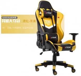 YELLOW KUNING Gaming Chair Kerusi Game Office 1