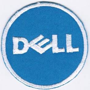 Dell Logo Badge Iron On Embroidered Patch
