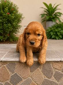 Cocker spaniel puppy
