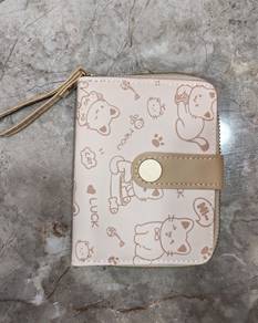 Cat printed purse