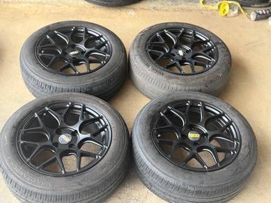 Sport Rim 15 Second BBS Rev7 SSW Siap Tayar Second