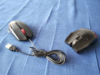 1pc Wireless & 1pc Wire mouse computer laptop