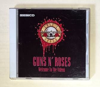 GUNS & ROSES - WELCOME TO THE VIDEOS VCD VIDEO Cd