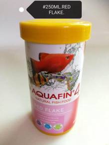 Aquafin Red Flake 250ml Fish Food Ikan Aquarium