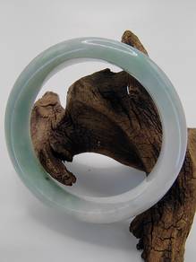 Gelang Giok Jadeite Burma (Type A) – Dwi-Warna