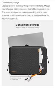 Tomtoc 15 inch laptop sleeve 