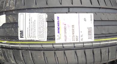 225 45 18 MICHELIN PS4 ZP RUN FLAT RFT Tayar Tyre