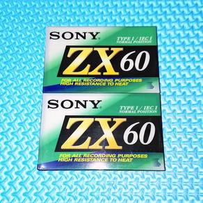 SONY ZX60 Type-I Blank Audio Cassette Tape Lot