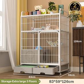 Sangkar kucing berdrawer