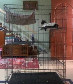 Large Cat Cage 3 Level