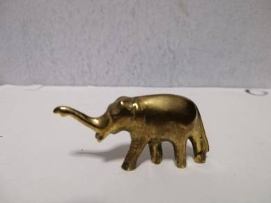 Vintage Brass Elephant
