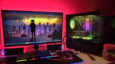 Gaming PC Ryzen 5 5600 RTX 4060 + 24" Monitor & Fu