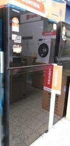 TOSHIBA GR-AG58MA (XK) Glass Door Refrigerator BlK