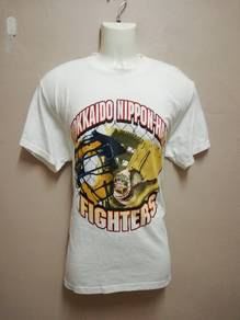 T-Shirt SOFTBALL HOKKAIDO NIPPON HAM FIGHTER Sz M