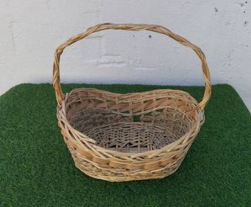 YE86H Bakul Anyaman 40 cm Oval Gift Hamper Basket