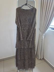 Gold Shimmer Layered Dress