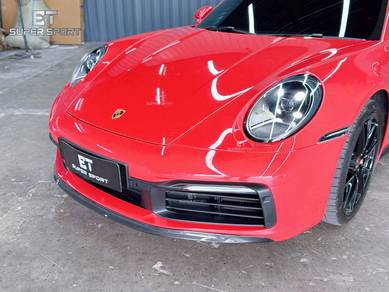 Porsche 911 992 Front Lip Diffuser Side Skirt