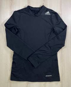 Adidas Techfit Youth Black Fitted Tee #DR Used