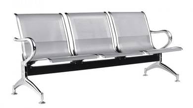 Airport Clinic Visitor Waiting Metal Link Chair
