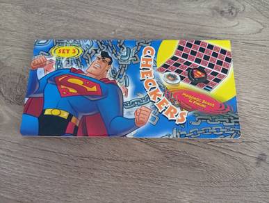Magnetic Checkers Game Board