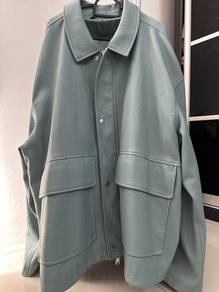 XL Zara Oversized Faux Leather Jacket
