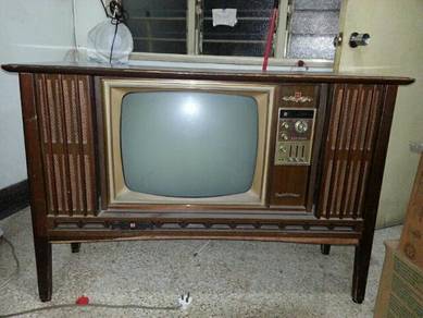 Old TV 1960s Black & White Color for Sale