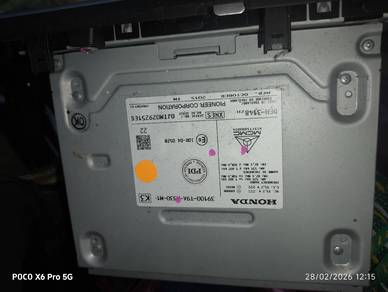 radio std honda city e spec